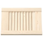 vidaXL Uși de dulap design lambriu 2 buc. 39,5x29,5 cm lemn masiv pin