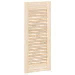vidaXL Ușă de dulap cu grilaj 69x29,5 cm din lemn masiv de pin vidaXL Ușă de dulap cu grilaj 69x29,5 cm din lemn masiv de pin