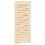 vidaXL Uși de dulap design lambriu, 2 buc., 69x29,5 cm, lemn masiv pin