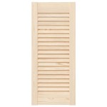 vidaXL Uși de dulap design lambriu, 2 buc., 69x29,5 cm, lemn masiv pin