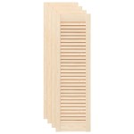 vidaXL Uși de dulap design lambriu, 4 buc., 99x29,5 cm, lemn masiv pin vidaXL Uși de dulap design lambriu, 4 buc., 99x29,5 cm, lemn masiv pin