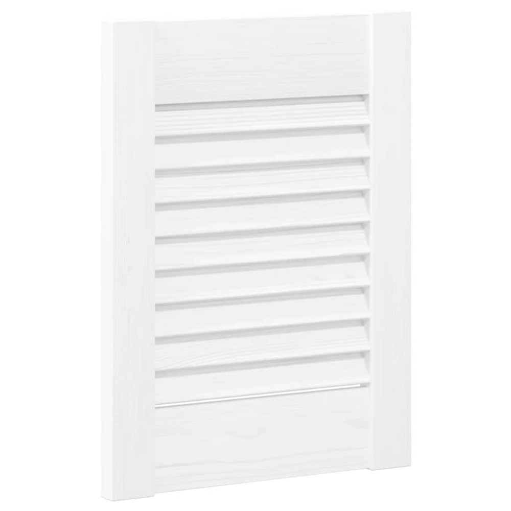 vidaXL Ușă de dulap cu grilaj alb 39,5x29,5 cm