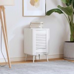 vidaXL Ușă de dulap cu grilaj alb 39,5x29,5 cm vidaXL Ușă de dulap cu grilaj alb 39,5x29,5 cm