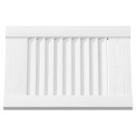 vidaXL Ușă de dulap cu grilaj alb 39,5x29,5 cm vidaXL Ușă de dulap cu grilaj alb 39,5x29,5 cm