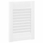 vidaXL Ușă de dulap cu grilaj alb 39,5x29,5 cm vidaXL Ușă de dulap cu grilaj alb 39,5x29,5 cm