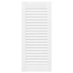 vidaXL Ușă de dulap cu jaluzele alb 69x29,5 cm vidaXL Ușă de dulap cu jaluzele alb 69x29,5 cm