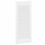 vidaXL Ușă de dulap cu jaluzele alb 69x29,5 cm vidaXL Ușă de dulap cu jaluzele alb 69x29,5 cm