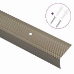 vidaXL Profile pentru marginea treptelor 10 pcs Șampanie 67 cm