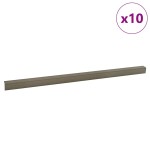 vidaXL Profile pentru marginea treptelor 10 pcs Șampanie 67 cm