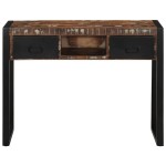 vidaXL Consolă multicoloră 100x35x75 cm lemn masiv recuperat vidaXL Consolă multicoloră 100x35x75 cm lemn masiv recuperat