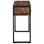 vidaXL Consolă multicoloră 100x35x75 cm lemn masiv recuperat vidaXL Consolă multicoloră 100x35x75 cm lemn masiv recuperat