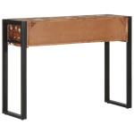 vidaXL Consolă multicoloră 100x35x75 cm lemn masiv recuperat vidaXL Consolă multicoloră 100x35x75 cm lemn masiv recuperat