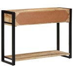 vidaXL Consolă 100x35x75 cm lemn masiv de mango vidaXL Consolă 100x35x75 cm lemn masiv de mango