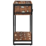 vidaXL Consolă multicoloră 100x35x75 cm lemn masiv recuperat vidaXL Consolă multicoloră 100x35x75 cm lemn masiv recuperat