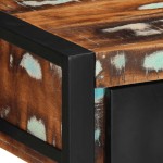 vidaXL Consolă multicoloră 100x35x75 cm lemn masiv recuperat vidaXL Consolă multicoloră 100x35x75 cm lemn masiv recuperat