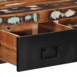 vidaXL Consolă multicoloră 100x35x75 cm lemn masiv recuperat vidaXL Consolă multicoloră 100x35x75 cm lemn masiv recuperat