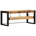 vidaXL Raft pentru haine 80x35x35 cm Lemn masiv de mango vidaXL Raft pentru haine 80x35x35 cm Lemn masiv de mango