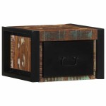 vidaXL Noptiera multicolor 40x35x25 cm lemn masiv recuperat
