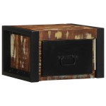 vidaXL Noptiera multicolor 40x35x25 cm lemn masiv recuperat