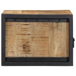 vidaXL Noptiere 2 buc 40x35x25 cm lemn masiv de mango