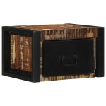 vidaXL Noptiere 2 buc multicolore 40x35x25 cm lemn masiv recuperat
