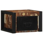 vidaXL Noptiere 2 buc multicolore 40x35x25 cm lemn masiv recuperat