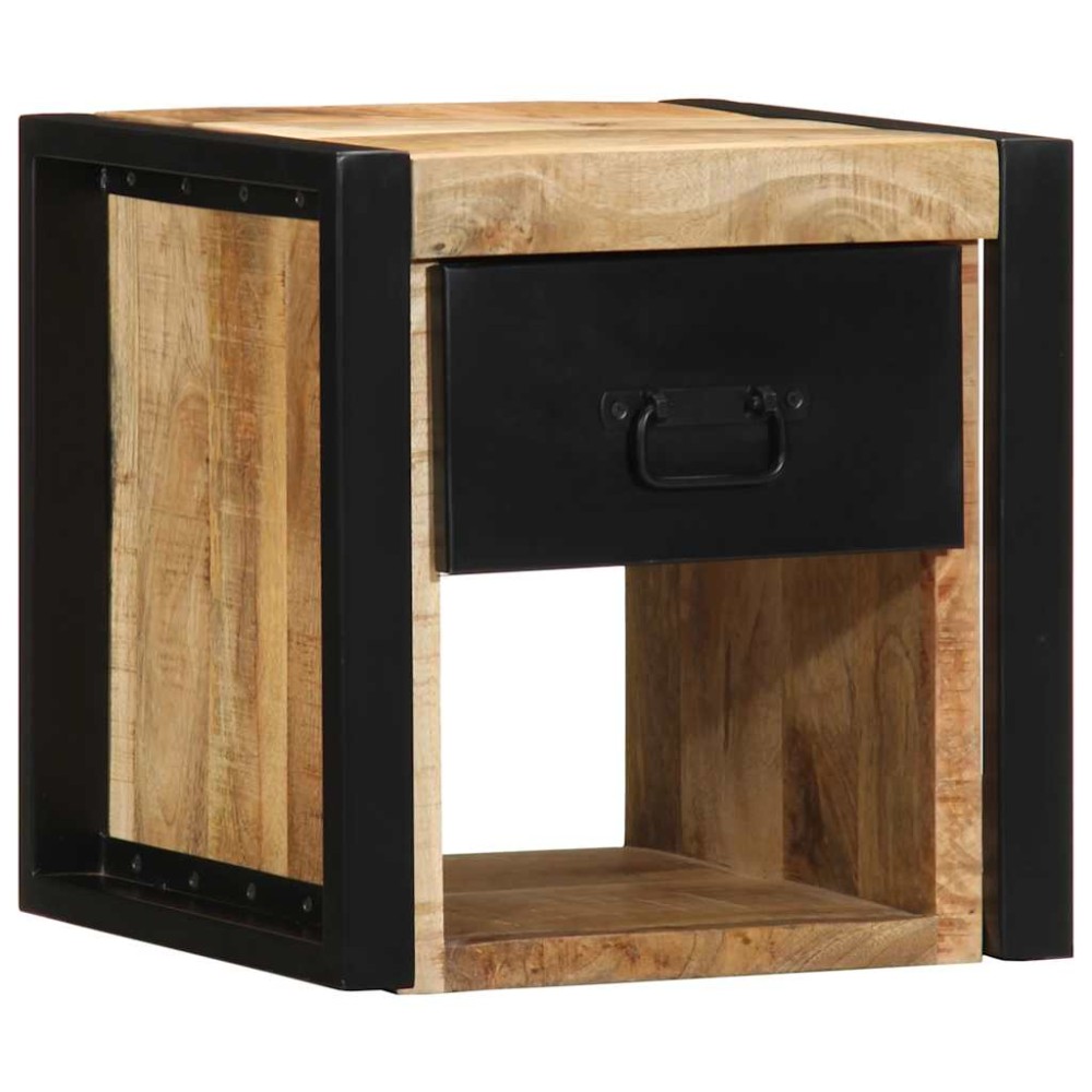 vidaXL Noptiere 2 buc 40x35x40 cm lemn masiv de mango