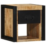 vidaXL Noptiere 2 buc 40x35x40 cm lemn masiv de mango