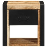 vidaXL Noptiere 2 buc 40x35x40 cm lemn masiv de mango