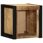 vidaXL Noptiere 2 buc 40x35x40 cm lemn masiv de mango