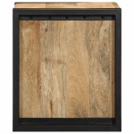 vidaXL Noptiere 2 buc 40x35x40 cm lemn masiv de mango