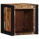 vidaXL Noptiere 2 buc multicolore 40x35x40 cm lemn masiv recuperat