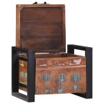 vidaXL Lăzi de depozitare, 40x30x30 cm, lemn masiv prelucrat & metal vidaXL Lăzi de depozitare, 40x30x30 cm, lemn masiv prelucrat & metal