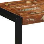 vidaXL Bancă multicoloră 80x35x45 cm lemn masiv recuperat