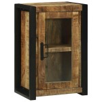 vidaXL Cabinet de Baie cu ușă Maro 40 x 30 x 60 cm Lemn masiv de mango
