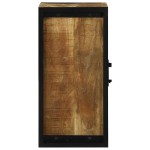 vidaXL Cabinet de Baie cu ușă Maro 40 x 30 x 60 cm Lemn masiv de mango