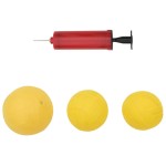 vidaXL Set plasă rotundă cu 3 mingi și pompă suplimentară, Ø90x20 cm vidaXL Set plasă rotundă cu 3 mingi și pompă suplimentară, Ø90x20 cm