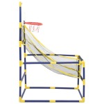 vidaXL Set de joc de baschet arcadă cu minge și pompă, 45x86x127 cm vidaXL Set de joc de baschet arcadă cu minge și pompă, 45x86x127 cm