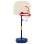 vidaXL Suport de baschet cu minge/pompă, înălțime reglabilă 90/121 cm vidaXL Suport de baschet cu minge/pompă, înălțime reglabilă 90/121 cm