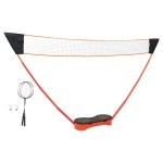 vidaXL Set badminton 2 rachete/plasă/cutie de depozitare 292x30x152 cm vidaXL Set badminton 2 rachete/plasă/cutie de depozitare 292x30x152 cm