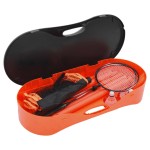 vidaXL Set badminton 2 rachete/plasă/cutie de depozitare 292x30x152 cm vidaXL Set badminton 2 rachete/plasă/cutie de depozitare 292x30x152 cm