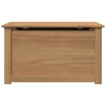 vidaXL Cutie depozitare cu capac "Panama", 79x42x46 cm, lemn masiv pin