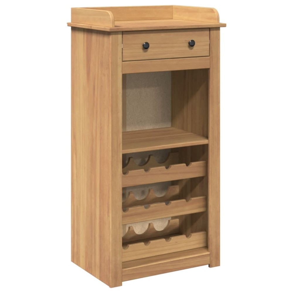vidaXL Dulap de vinuri „Panama”, 57x40x111,5 cm, lemn masiv de pin