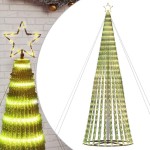 vidaXL Pom de Crăciun LED 1028 LED-uri Alb Cald 403 cm vidaXL Pom de Crăciun LED 1028 LED-uri Alb Cald 403 cm