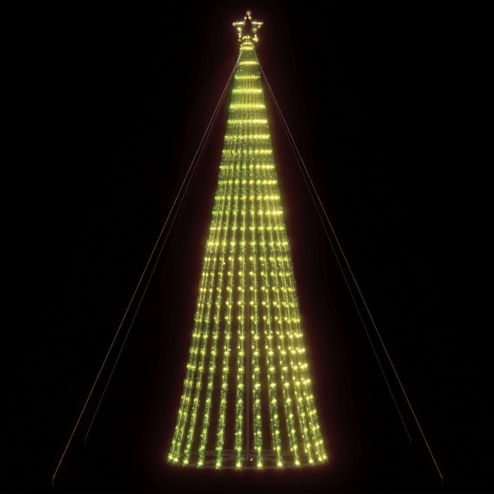 vidaXL Pom de Crăciun LED 1028 LED-uri Alb Cald 403 cm