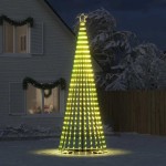vidaXL Pom de Crăciun LED 1028 LED-uri Alb Cald 403 cm vidaXL Pom de Crăciun LED 1028 LED-uri Alb Cald 403 cm