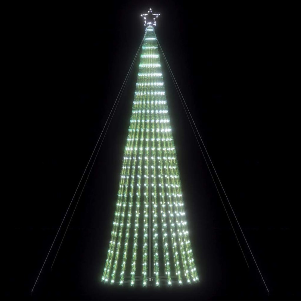 vidaXL Pom de Crăciun LED 1028 LED-uri Alb Rece 403 cm
