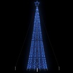 vidaXL Pom de Crăciun LED-uri cu vârfuri 1534 LED-uri Albastru 500 cm vidaXL Pom de Crăciun LED-uri cu vârfuri 1534 LED-uri Albastru 500 cm