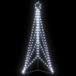 vidaXL Pom de Crăciun LED 363 LED-uri Alb Rece 182 cm vidaXL Pom de Crăciun LED 363 LED-uri Alb Rece 182 cm