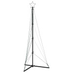 vidaXL Pom de Crăciun LED 363 LED-uri Alb Rece 182 cm vidaXL Pom de Crăciun LED 363 LED-uri Alb Rece 182 cm
